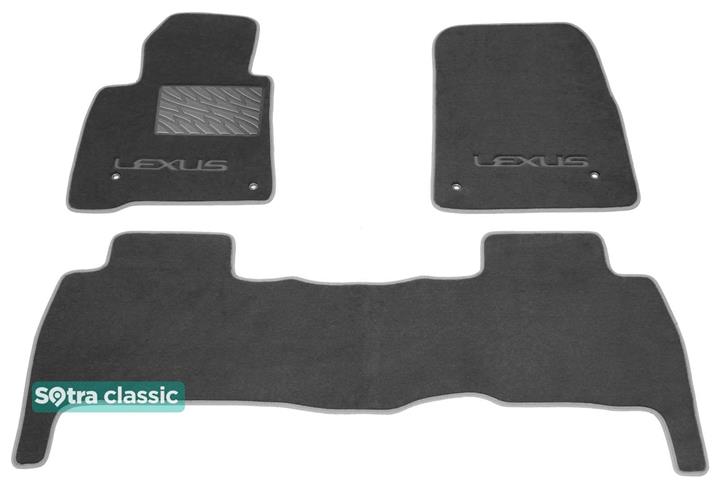 Sotra 07119-GD-GREY Interior mats Sotra two-layer gray for Lexus Lx570 (2007-2011), set 07119GDGREY: Buy near me in Poland at 2407.PL - Good price!