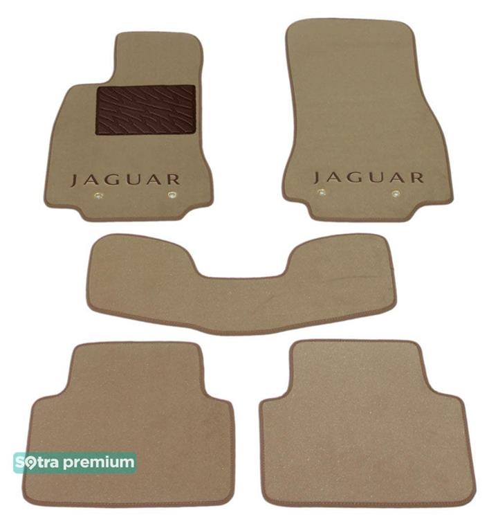 Sotra 07120-CH-BEIGE Interior mats Sotra two-layer beige for Jaguar Xf (2008-2015), set 07120CHBEIGE: Buy near me in Poland at 2407.PL - Good price!