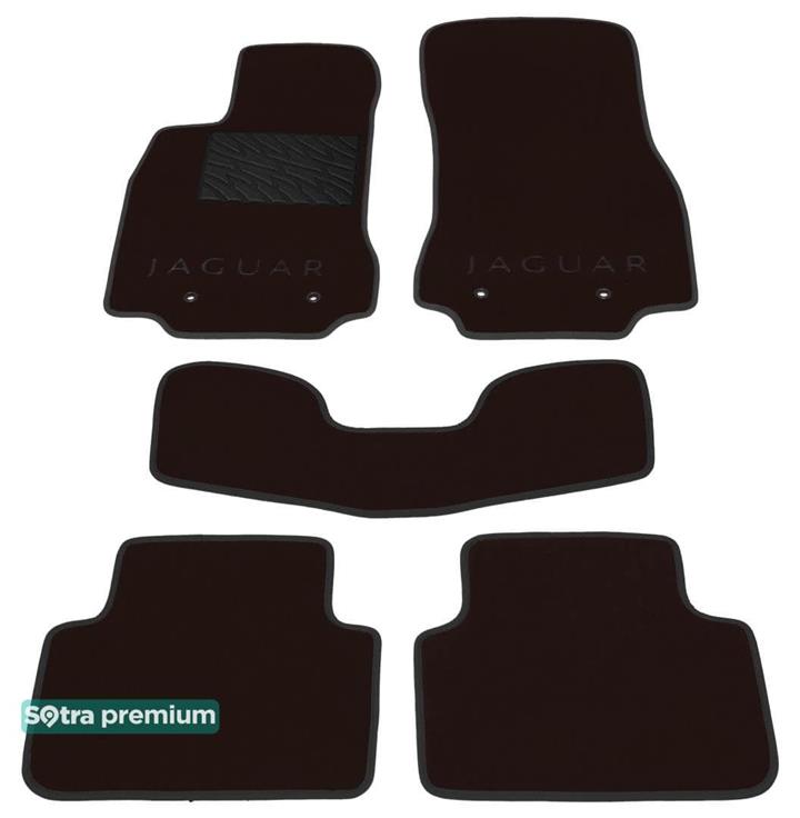 Sotra 07120-CH-CHOCO Interior mats Sotra two-layer brown for Jaguar Xf (2008-2015), set 07120CHCHOCO: Buy near me in Poland at 2407.PL - Good price!
