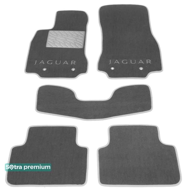 Sotra 07120-CH-GREY Коврики салона Sotra двухслойные серые для Jaguar Xf (2008-2015), комплект 07120CHGREY: Отличная цена - Купить в Польше на 2407.PL!