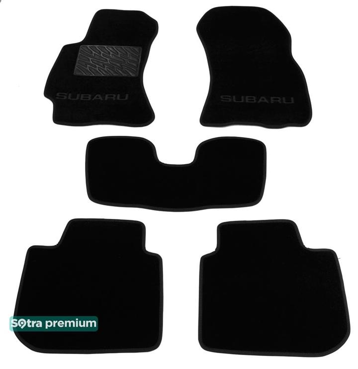 Sotra 07125-CH-BLACK Interior mats Sotra Two-layer black for Subaru Legacy/Outback, set 07125CHBLACK: Buy near me in Poland at 2407.PL - Good price!