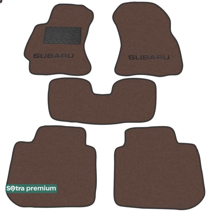 Sotra 07125-CH-CHOCO Interior mats Sotra Double layer brown for Subaru Legacy/Outback, set 07125CHCHOCO: Buy near me in Poland at 2407.PL - Good price!