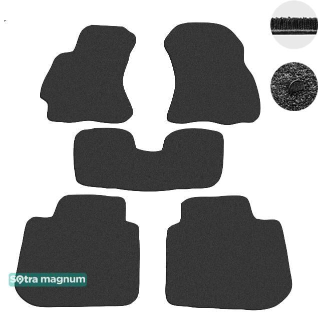 Sotra 07125-MG15-BLACK Interior mats Sotra Two-layer black for Subaru Legacy/Outback, set 07125MG15BLACK: Buy near me in Poland at 2407.PL - Good price!
