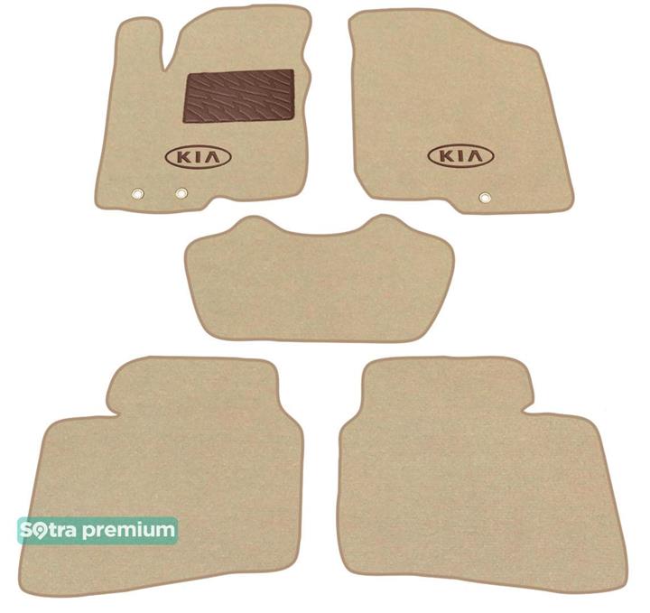 Sotra 07127-CH-BEIGE Interior mats Sotra two-layer beige for KIA Cerato (2008-2012), set 07127CHBEIGE: Buy near me in Poland at 2407.PL - Good price!