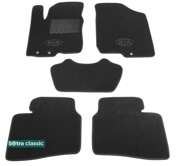 Sotra 07127-GD-GREY Interior mats Sotra two-layer gray for KIA Cerato (2008-2012), set 07127GDGREY: Buy near me in Poland at 2407.PL - Good price!