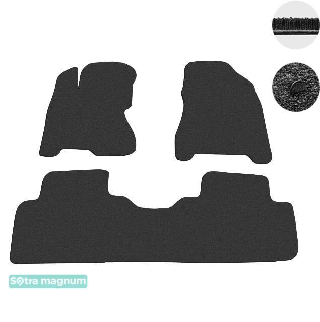 Sotra 07132-MG15-BLACK Interior mats Sotra two-layer black for Renault Koleos (2007-2016), set 07132MG15BLACK: Buy near me at 2407.PL in Poland at an Affordable price!