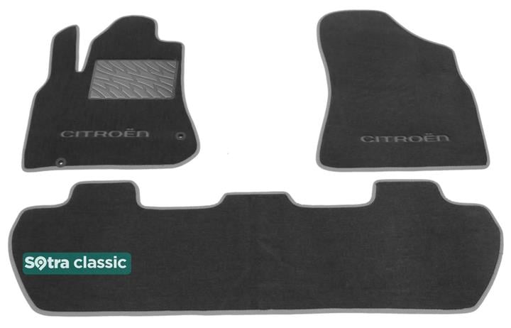 Sotra 07142-GD-GREY Interior mats Sotra two-layer gray for Citroen Berlingo (2008-2018), set 07142GDGREY: Buy near me in Poland at 2407.PL - Good price!