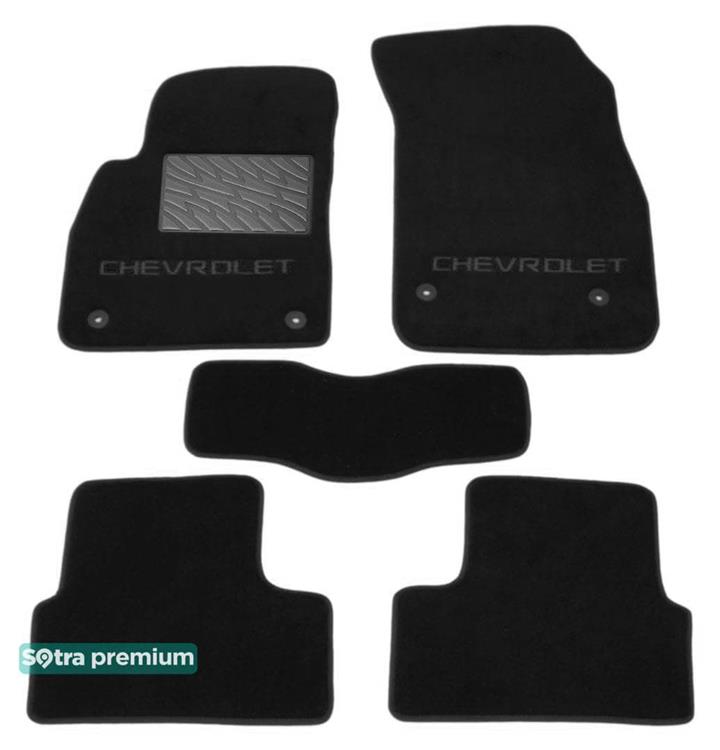 Sotra 07147-CH-BLACK Interior mats Sotra two-layer black for Chevrolet Cruze (2008-2015), set 07147CHBLACK: Buy near me in Poland at 2407.PL - Good price!