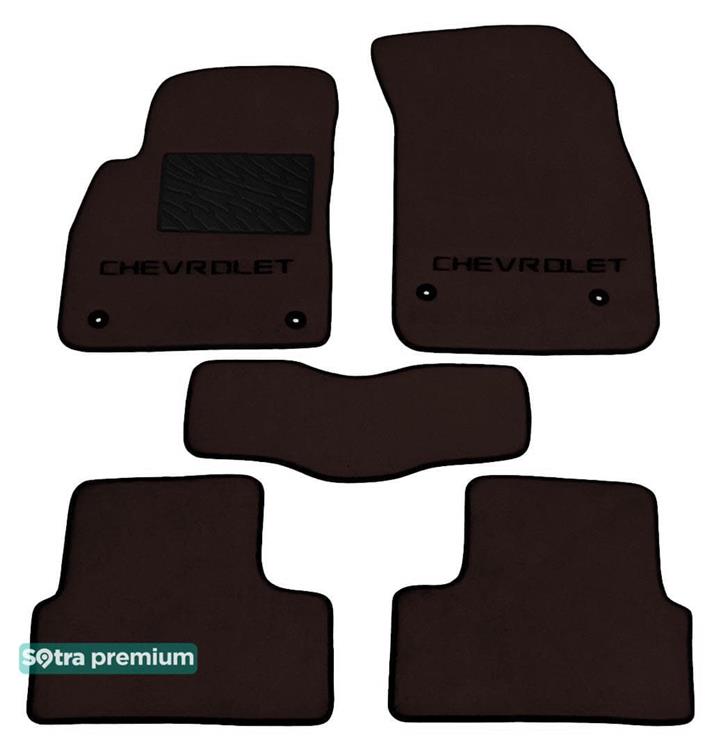 Sotra 07147-CH-CHOCO Interior mats Sotra two-layer brown for Chevrolet Cruze (2008-2015), set 07147CHCHOCO: Buy near me in Poland at 2407.PL - Good price!