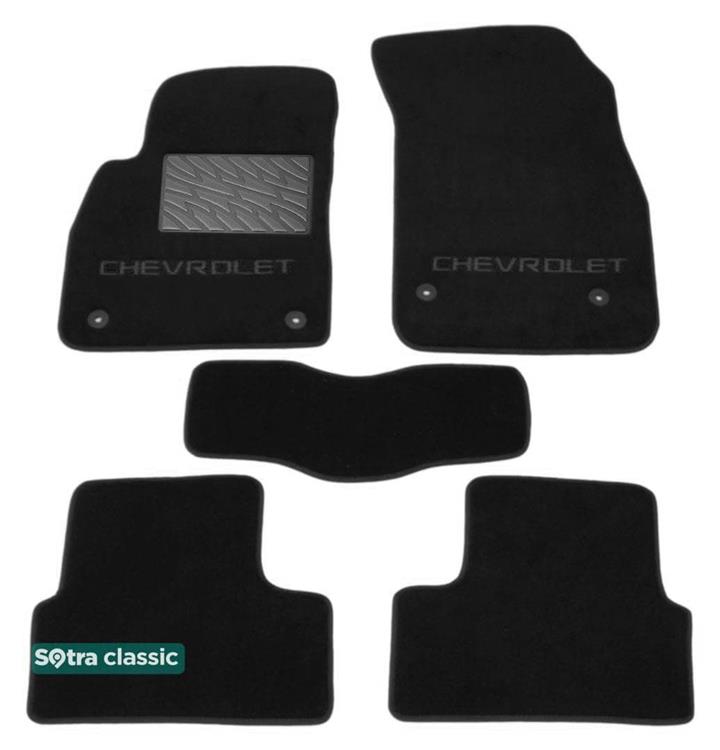 Sotra 07147-GD-BLACK Interior mats Sotra two-layer black for Chevrolet Cruze (2008-2015), set 07147GDBLACK: Buy near me in Poland at 2407.PL - Good price!