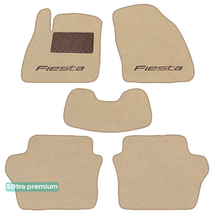 Sotra 07148-CH-BEIGE Interior mats Sotra two-layer beige for Ford Fiesta (2008-2017), set 07148CHBEIGE: Buy near me at 2407.PL in Poland at an Affordable price!