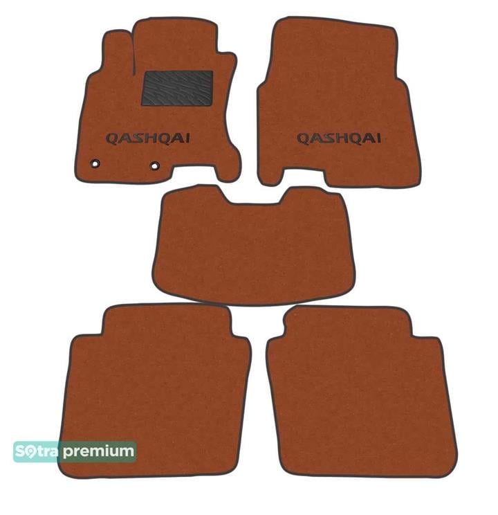 Sotra 07151-CH-TERRA Interior mats Sotra two-layer terracotta for Nissan Qashqai+2 (2008-2013), set 07151CHTERRA: Buy near me in Poland at 2407.PL - Good price!