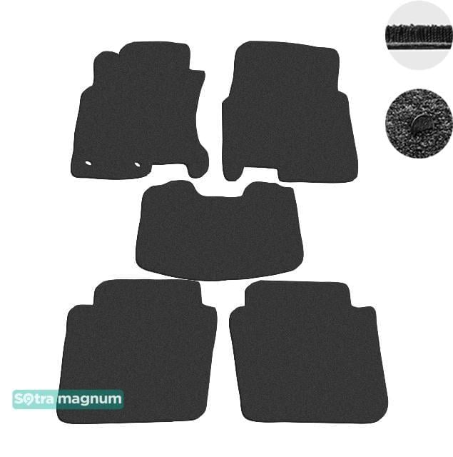 Sotra 07151-MG15-BLACK Interior mats Sotra two-layer black for Nissan Qashqai+2 (2008-2013), set 07151MG15BLACK: Buy near me in Poland at 2407.PL - Good price!