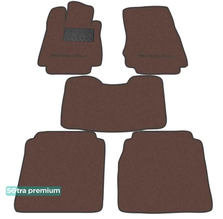 Sotra 07152-CH-CHOCO Interior mats Sotra two-layer brown for Mercedes S-class (1998-2005), set 07152CHCHOCO: Buy near me in Poland at 2407.PL - Good price!
