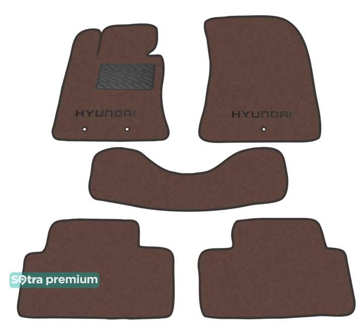 Sotra 07156-CH-CHOCO Interior mats Sotra two-layer brown for Hyundai Genesis coupe (2010-), set 07156CHCHOCO: Buy near me in Poland at 2407.PL - Good price!