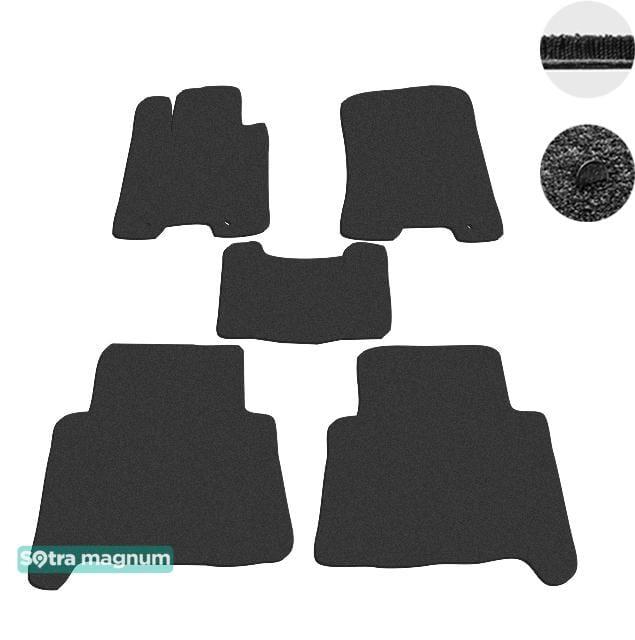 Sotra 07157-MG15-BLACK Interior mats Sotra two-layer black for KIA Mohave / borrego (2008-), set 07157MG15BLACK: Buy near me in Poland at 2407.PL - Good price!