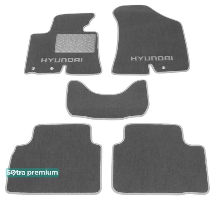 Sotra 07163-CH-GREY Interior mats Sotra two-layer gray for Hyundai Ix35 (2010-2015), set 07163CHGREY: Buy near me in Poland at 2407.PL - Good price!