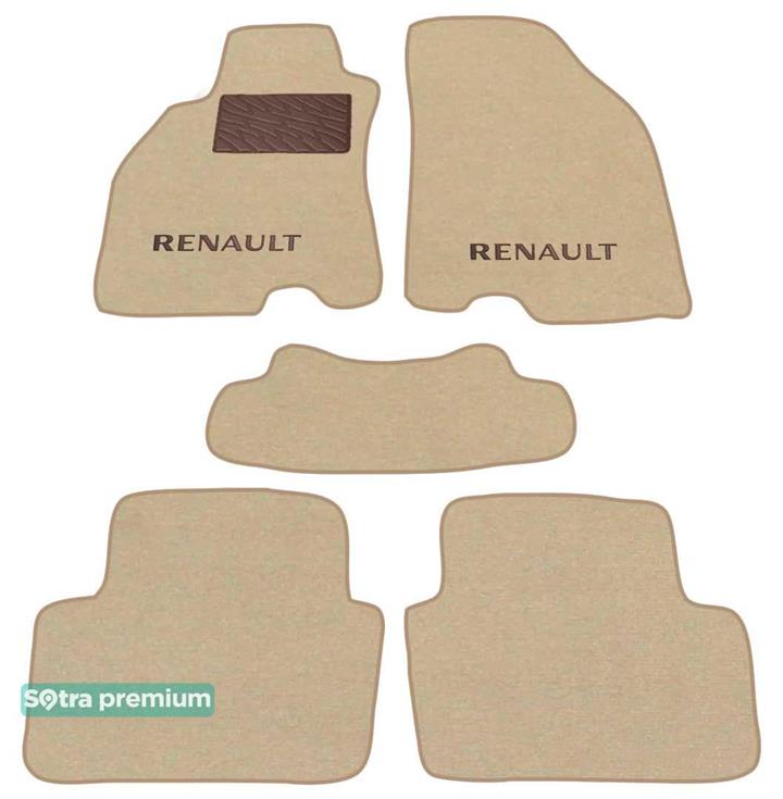 Sotra 07164-CH-BEIGE Interior mats Sotra two-layer beige for Renault Megane (2008-2016), set 07164CHBEIGE: Buy near me in Poland at 2407.PL - Good price!