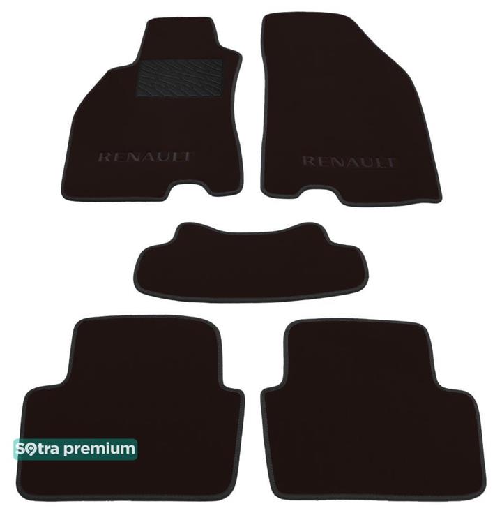 Sotra 07164-CH-CHOCO Interior mats Sotra two-layer brown for Renault Megane (2008-2016), set 07164CHCHOCO: Buy near me in Poland at 2407.PL - Good price!