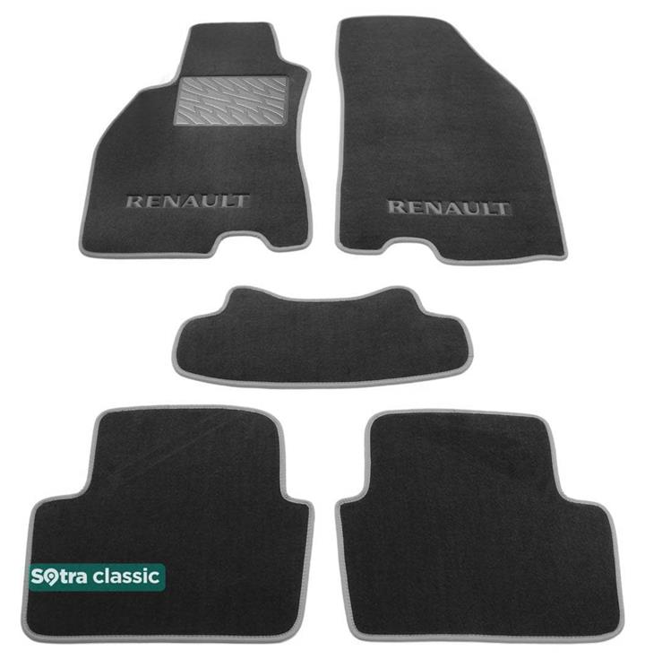 Sotra 07164-GD-GREY Interior mats Sotra two-layer gray for Renault Megane (2008-2016), set 07164GDGREY: Buy near me in Poland at 2407.PL - Good price!