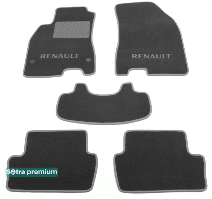 Sotra 07165-CH-GREY Interior mats Sotra two-layer gray for Renault Fluence (2009-), set 07165CHGREY: Buy near me in Poland at 2407.PL - Good price!