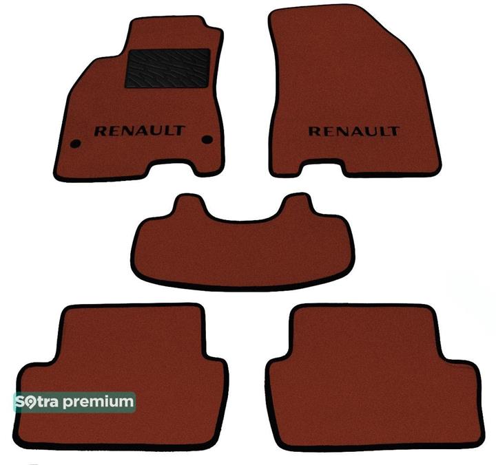 Sotra 07165-CH-TERRA Interior mats Sotra two-layer terracotta for Renault Fluence (2009-), set 07165CHTERRA: Buy near me at 2407.PL in Poland at an Affordable price!