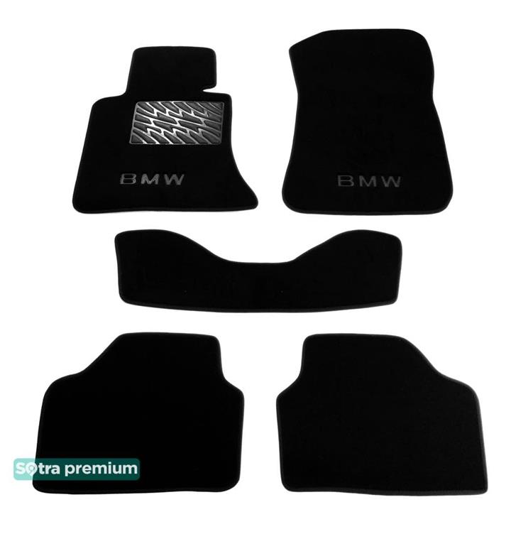 Sotra 07181-CH-BLACK Interior mats Sotra two-layer black for BMW X1 (2009-2015), set 07181CHBLACK: Buy near me in Poland at 2407.PL - Good price!