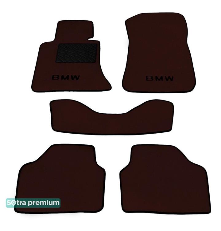 Sotra 07181-CH-CHOCO Interior mats Sotra two-layer brown for BMW X1 (2009-2015), set 07181CHCHOCO: Buy near me at 2407.PL in Poland at an Affordable price!