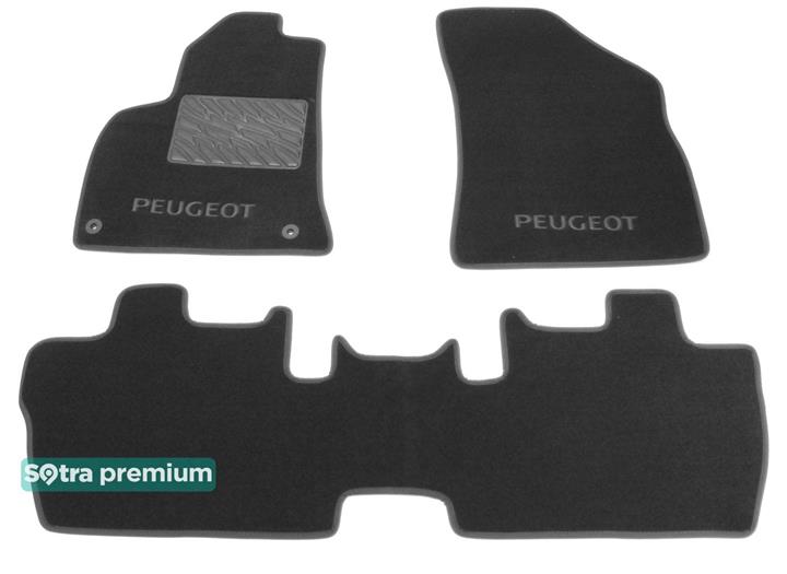 Sotra 07184-CH-GREY Interior mats Sotra two-layer gray for Peugeot 3008/5008 (2008-2016), set 07184CHGREY: Buy near me in Poland at 2407.PL - Good price!