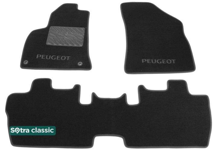 Sotra 07184-GD-GREY Interior mats Sotra two-layer gray for Peugeot 3008/5008 (2008-2016), set 07184GDGREY: Buy near me in Poland at 2407.PL - Good price!