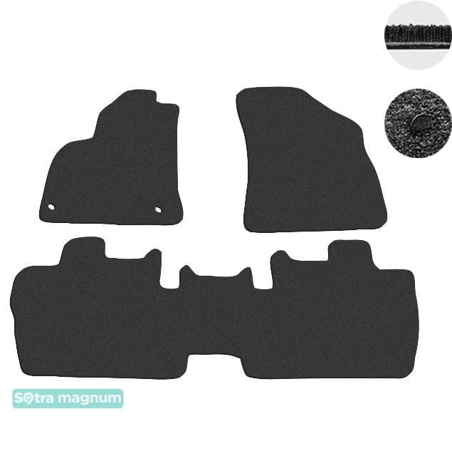 Sotra 07184-MG15-BLACK Interior mats Sotra two-layer black for Peugeot 3008/5008 (2008-2016), set 07184MG15BLACK: Buy near me in Poland at 2407.PL - Good price!