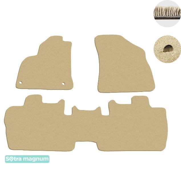 Sotra 07184-MG20-BEIGE Interior mats Sotra two-layer beige for Peugeot 3008/5008 (2008-2016), set 07184MG20BEIGE: Buy near me in Poland at 2407.PL - Good price!