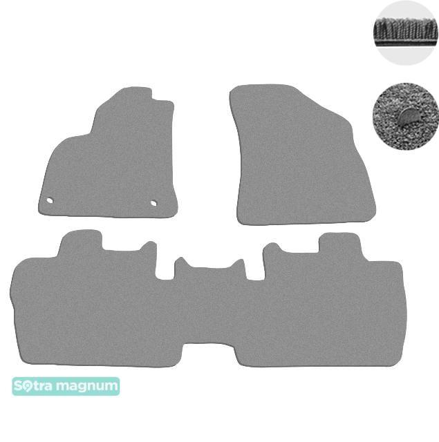 Sotra 07184-MG20-GREY Interior mats Sotra two-layer gray for Peugeot 3008/5008 (2008-2016), set 07184MG20GREY: Buy near me in Poland at 2407.PL - Good price!