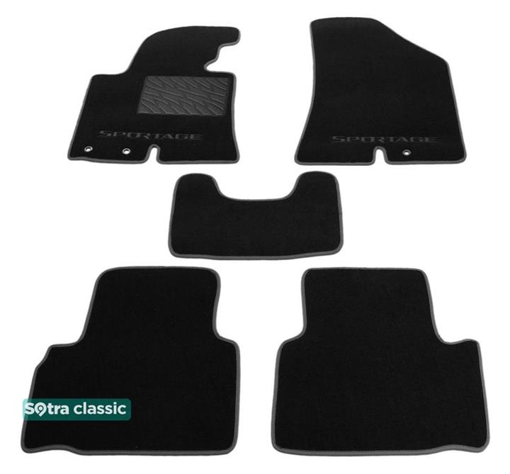 Sotra 07192-GD-BLACK Interior mats Sotra two-layer black for KIA Sportage (2010-2015), set 07192GDBLACK: Buy near me at 2407.PL in Poland at an Affordable price!