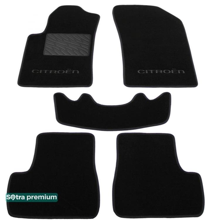 Sotra 07194-CH-BLACK Interior mats Sotra Two-layer black for Citroen C3/Ds3, set 07194CHBLACK: Buy near me in Poland at 2407.PL - Good price!