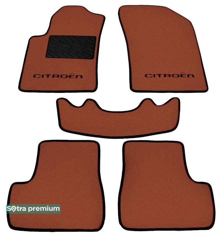 Sotra 07194-CH-TERRA Interior mats Sotra Two-layer terracotta for Citroen C3/Ds3, set 07194CHTERRA: Buy near me in Poland at 2407.PL - Good price!