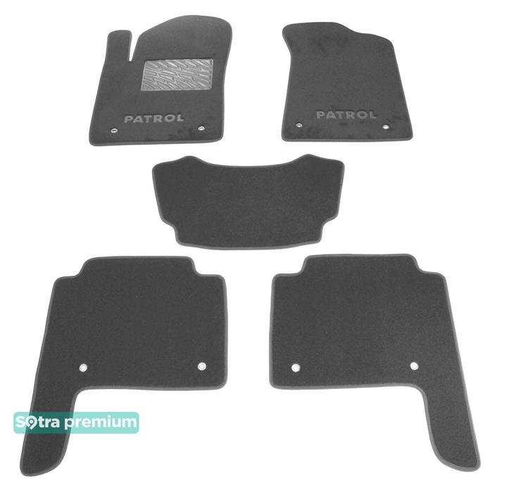 Sotra 07197-CH-GREY Interior mats Sotra two-layer gray for Nissan Patrol (2010-), set 07197CHGREY: Buy near me in Poland at 2407.PL - Good price!