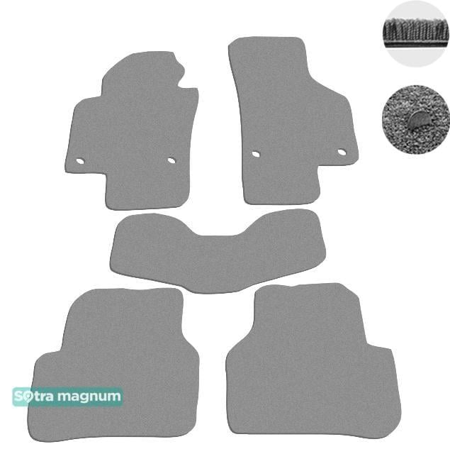 Sotra 07203-MG20-GREY Interior mats Sotra two-layer gray for Volkswagen Passat (2008-2017), set 07203MG20GREY: Buy near me in Poland at 2407.PL - Good price!