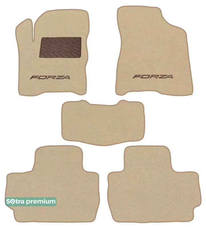 Sotra 07205-CH-BEIGE Interior mats Sotra two-layer beige for Zaz Forza (2011-), set 07205CHBEIGE: Buy near me in Poland at 2407.PL - Good price!