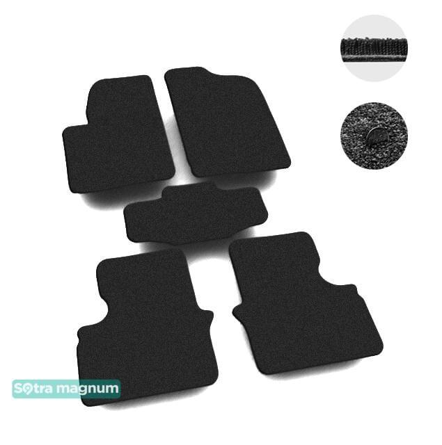 Sotra 07209-MG15-BLACK Interior mats Sotra two-layer black for Chery A3 / M11 (2008-), set 07209MG15BLACK: Buy near me in Poland at 2407.PL - Good price!