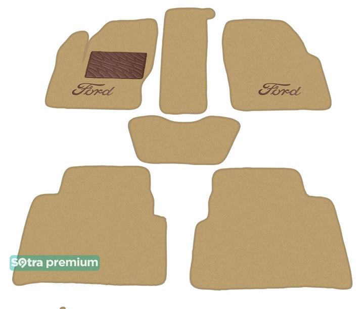 Sotra 07218-CH-BEIGE Interior mats Sotra two-layer beige for Ford C-max (2010-), set 07218CHBEIGE: Buy near me in Poland at 2407.PL - Good price!