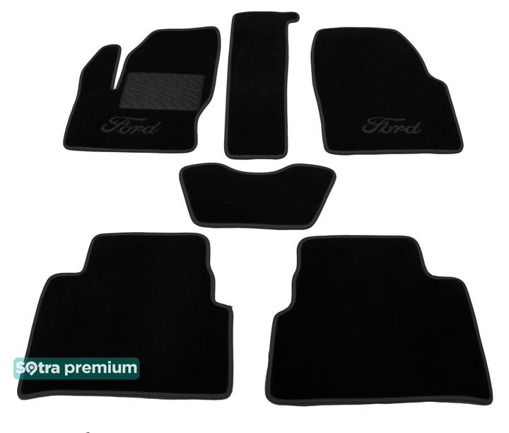 Sotra 07218-CH-BLACK Interior mats Sotra two-layer black for Ford C-max (2010-), set 07218CHBLACK: Buy near me in Poland at 2407.PL - Good price!
