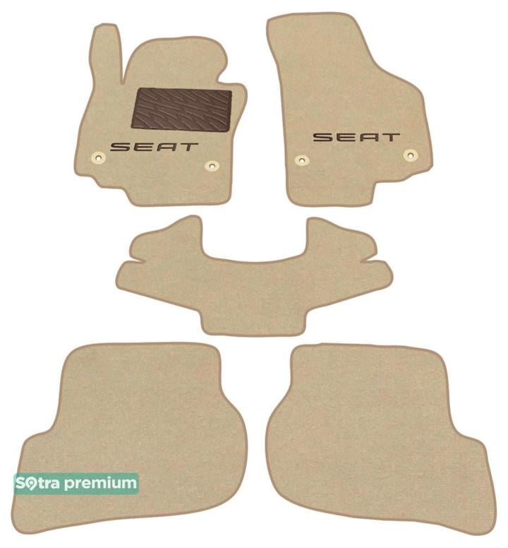 Sotra 07223-CH-BEIGE Interior mats Sotra two-layer beige for Seat Leon (2005-2012), set 07223CHBEIGE: Buy near me in Poland at 2407.PL - Good price!