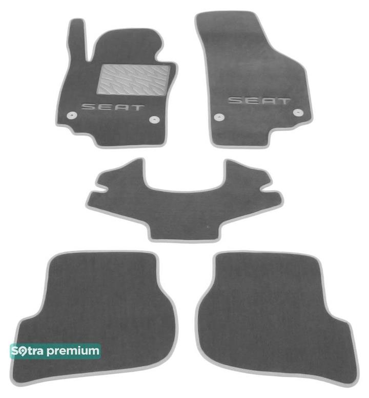 Sotra 07223-CH-GREY Interior mats Sotra two-layer gray for Seat Leon (2005-2012), set 07223CHGREY: Buy near me in Poland at 2407.PL - Good price!