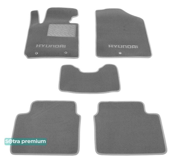 Sotra 07228-CH-GREY Interior mats Sotra two-layer gray for Hyundai Veloster (2011-), set 07228CHGREY: Buy near me in Poland at 2407.PL - Good price!