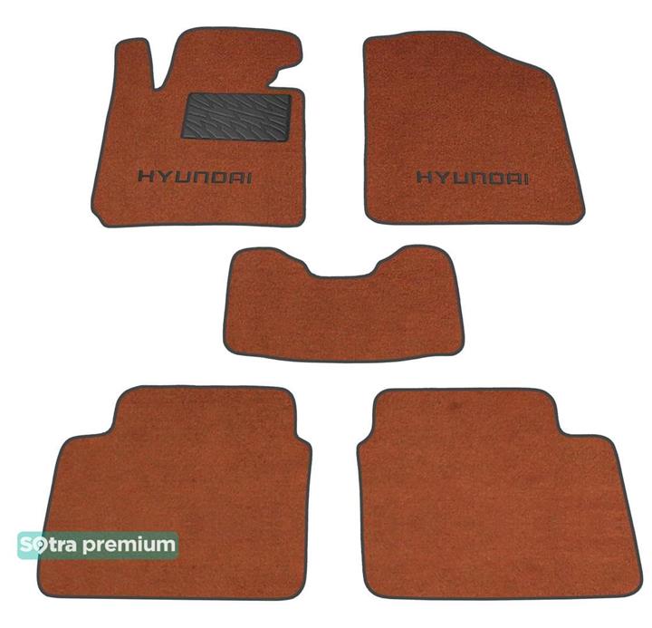 Sotra 07228-CH-TERRA Interior mats Sotra two-layer terracotta for Hyundai Veloster (2011-), set 07228CHTERRA: Buy near me in Poland at 2407.PL - Good price!