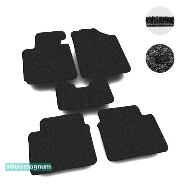Sotra 07228-MG15-BLACK Interior mats Sotra two-layer black for Hyundai Veloster (2011-), set 07228MG15BLACK: Buy near me in Poland at 2407.PL - Good price!