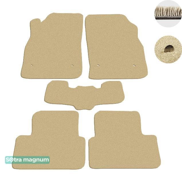 Sotra 07234-MG20-BEIGE Interior mats Sotra two-layer beige for Opel Astra j (2010-2015), set 07234MG20BEIGE: Buy near me in Poland at 2407.PL - Good price!