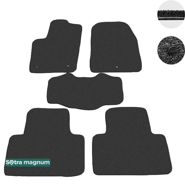 Sotra 07236-MG15-BLACK Interior mats Sotra two-layer black for Jeep Grand cherokee (2011-2013), set 07236MG15BLACK: Buy near me in Poland at 2407.PL - Good price!