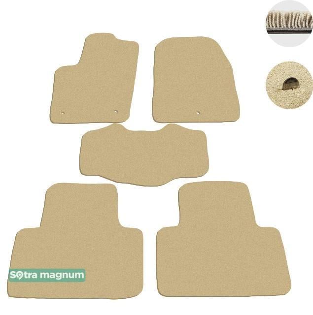 Sotra 07236-MG20-BEIGE Interior mats Sotra two-layer beige for Jeep Grand cherokee (2011-2013), set 07236MG20BEIGE: Buy near me in Poland at 2407.PL - Good price!